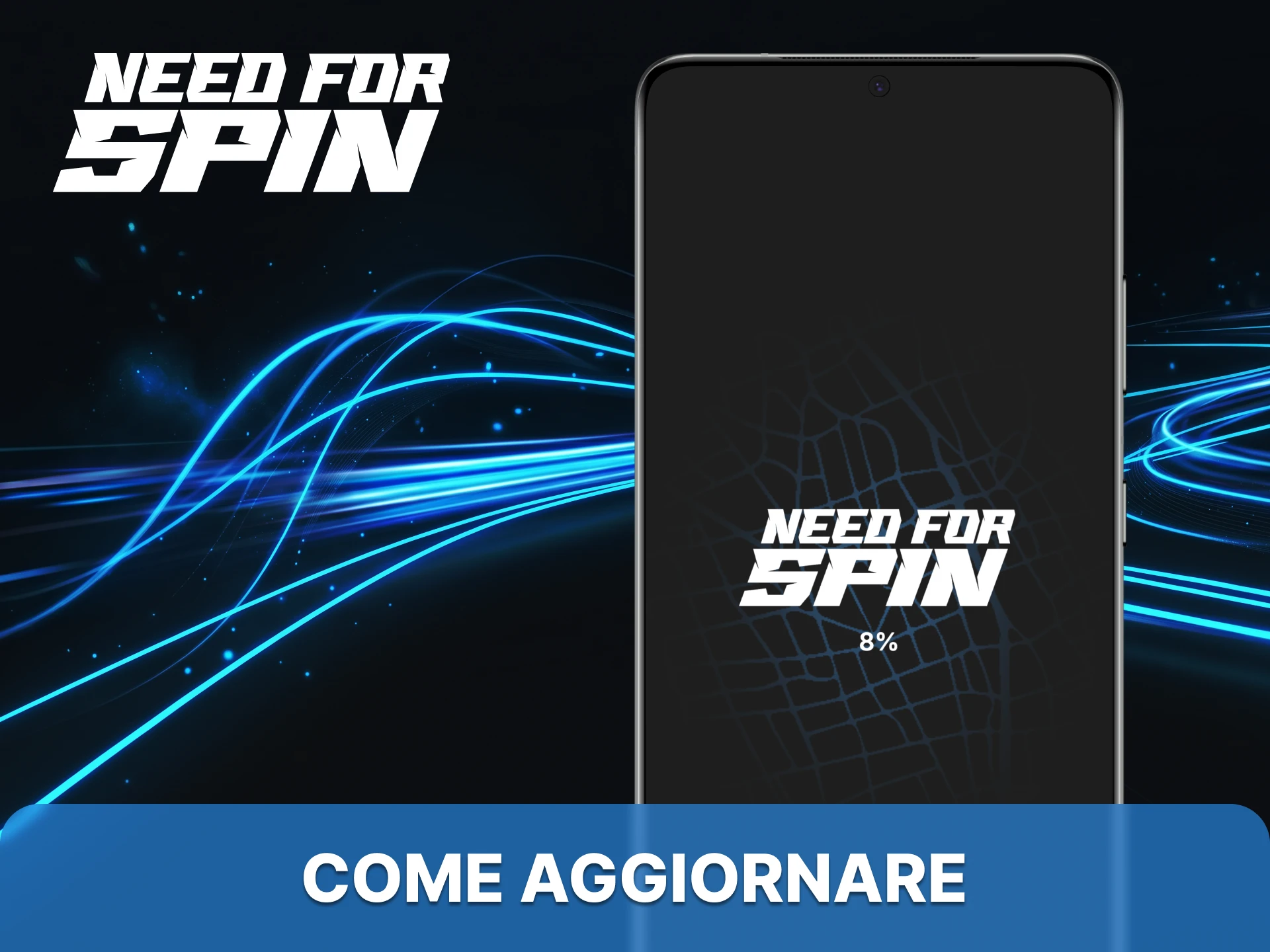 L'app Need for Spin carica sempre la versione più recente del sito.