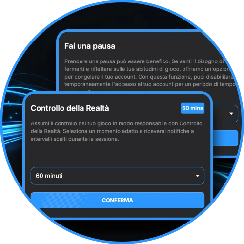 Utilizza gli strumenti di autolimitazione nel tuo profilo Need for Spin.